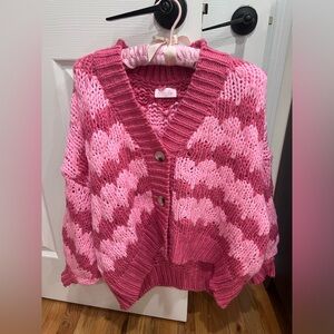 Pink Lily cardigan size small never worn